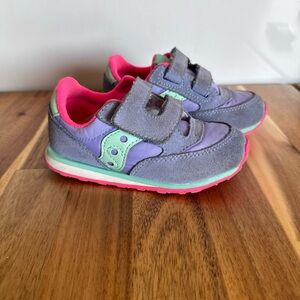 Saucony Kids' Purple and Pink Sneakers